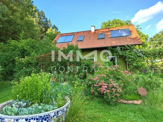 ALLEINLAGE und ENERGIEUNABHÄNIG! im Grünen - Neu wieder aufgebautes Landhaus in TOP LAGE!