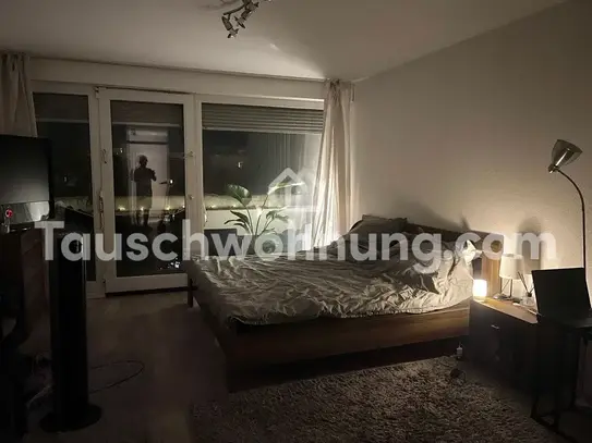 [TAUSCHWOHNUNG] Studio in Toplage am Olympiapark mit Balkon und Garage