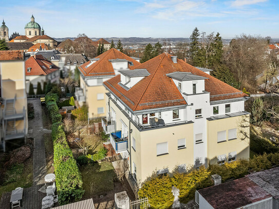 Weingartens Oberstadt: Schöne 4-Zimmer-Maisonettewohnung mit Balkon, Aufzug & inkl. TG-Stellplatz