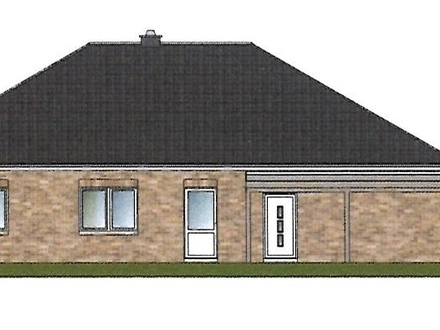 **Neubau - Bungalow-Haushälfte in direkter Ortskernlage!**