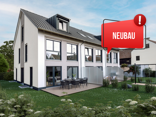 Neubau-Reihenhaus mit viel Platz