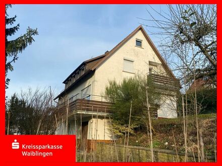 Gepflegtes 2-Familienwohnhaus mit schönem Grundstück und 2 Garagen