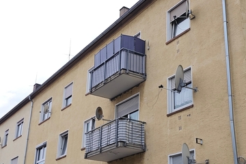 Ansicht von Osten - Apartment im 1. Obergeschoss mit Balkon
