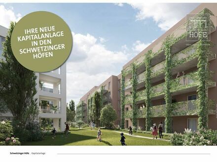 Kapitalanlage in urbanem Stadtquartier: 3-Zimmer-Wohnung mit Terrasse zum begrünten Innenhof.