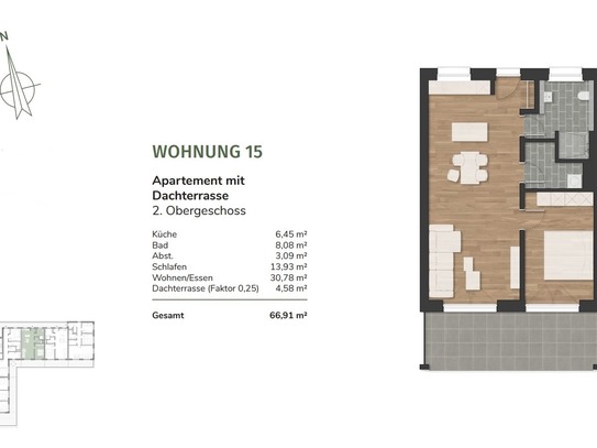 Wohnen am Urwald - 17 moderne Eigentumswohnungen in Neuenburg - Wohnung 15