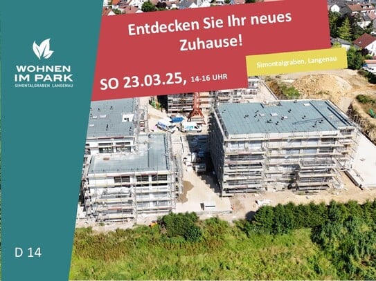 3-ZIMMER ETW IM 2. OG MIT BALKON - "WOHNEN IM PARK" IN LANGENAU - D14