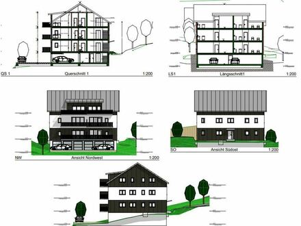 Barrierefreie KfW 40+ Wohnung mit ca. 110 m² Gartenanteil