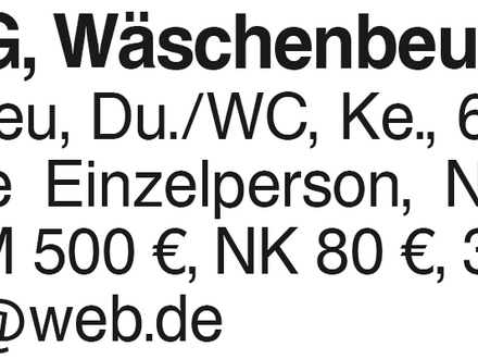 Wäschenbeuren. 3-Zi.-DG