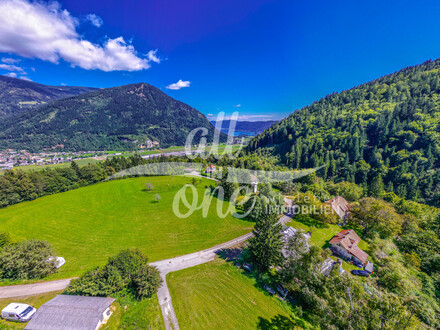 Sonniger Baugrund in erhöhter Lage mit Blick auf den Ossiacher See (Nahe Villach)