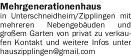 Kaufangebote Häuser allgemein