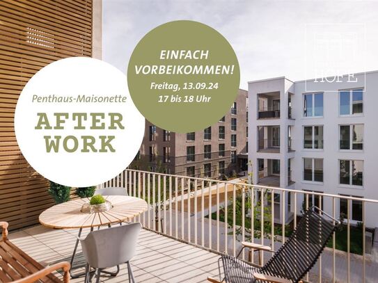 Townhouse-Feeling in der Penthaus-Maisonette: Erfahren Sie mehr beim After Work!