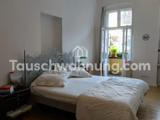 [TAUSCHWOHNUNG] 3-Zi. Altbau-Wohnung (114m2) nahe Rixdorf mit zwei Balkonen