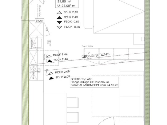 NEUBAU - moderne Eigentumswohnung in schöner Hanglage in Viehhofen TERRASSENWOHNUNG - Top 3 - 44,5 m²