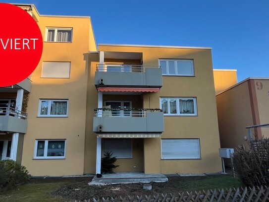 Stadtnahe, ruhige, gut geschnittene 3 Zimmerwohnung! Hobbyraum mit WC und TG Stellplatz.