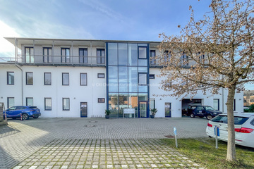 Bürogebäude im neuen Stadtteil Freiham