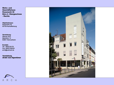 Büroflächen Rossmarkt Aschaffenburg 2.OG