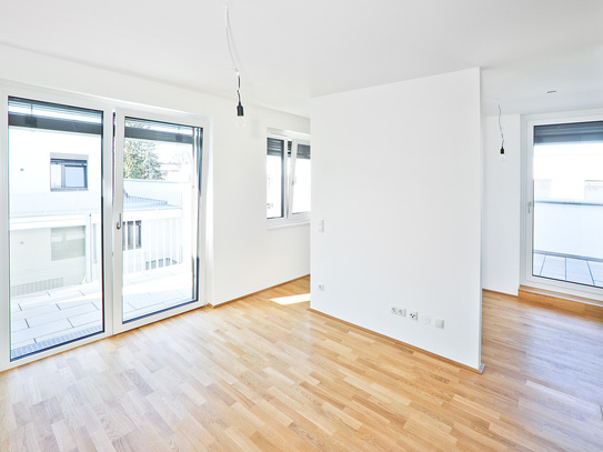 Moderne 2-Zimmer-Wohnung in Stockerau mit Terrasse | Einbauküche | Fußbodenheizung | top Lage