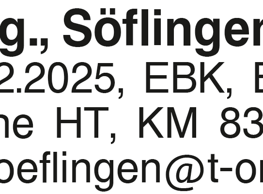 3-Zi.-Whg. Söflingen