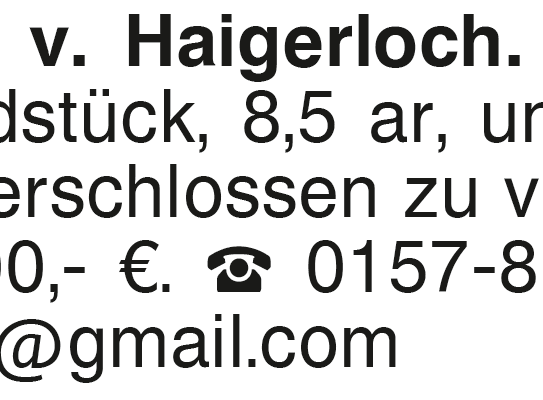 Baugrundstück