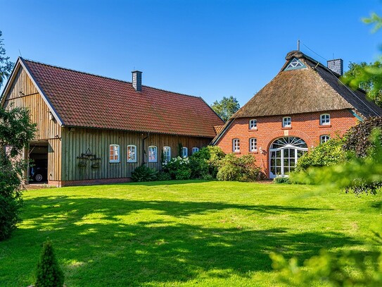 Leben an der Nordsee! Prächtiger Landsitz unter Reet