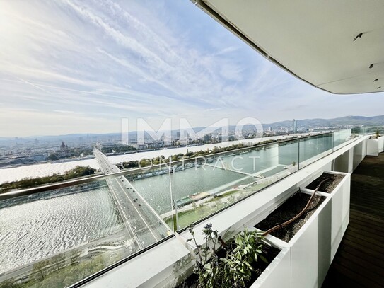 Atemberaubendes Apartment: Ausblick über Prater, Donau bis zum Stephansdom und Kahlenberg