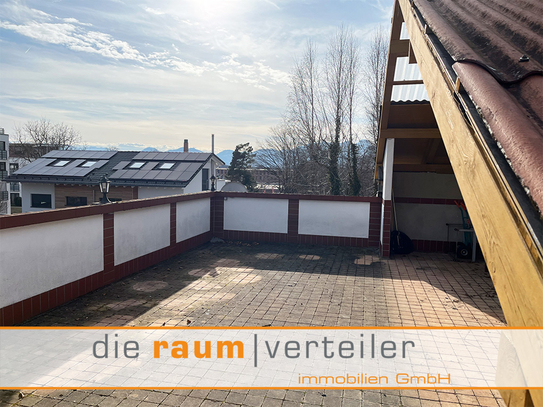 Charmante Dachgeschosswohnung mit traumhafter Dachterrasse in Kolbermoor