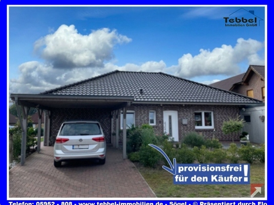 Walmdachbungalow in Esterwegen! Zentrale Ortskernlage!