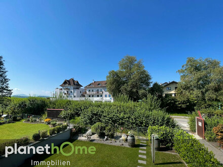 Zu dritt auf der wettergeschützten Terrasse!