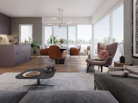 Stadtnah wohnen wie im eigenen Haus! 5-Zimmer Neubau Maisonette mit herrlichem Garten