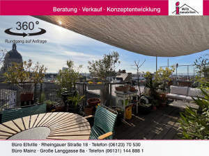 **Über den Dächern von Mainz**Provisionsfrei** Bildschöne Maisonette-Wohnung mit traumhafter Dachterrasse