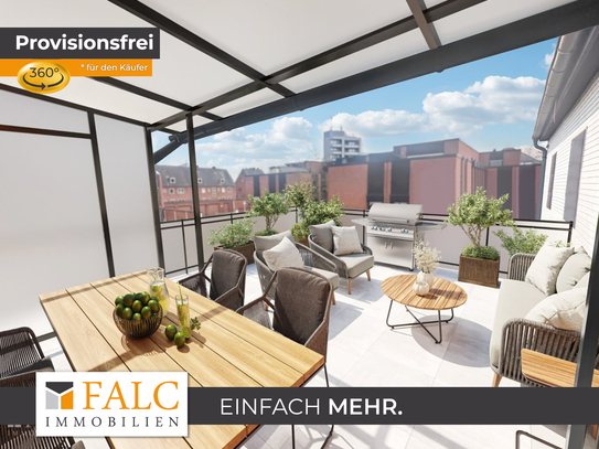 Zentrale 4 Zimmer Wohnung mit großer Dachterrasse in BOH zu verkaufen !!!