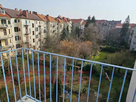 Gemütliche 2 Zimmerwohnung in Geidorf  nahe Karl-Franzens-Uni, Balkon, Gartenmitbenützung