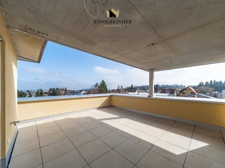 Exklusive Penthouse-Wohnung in ruhiger Lage von Laichingen mit großer Dachterrasse und Weitblick!