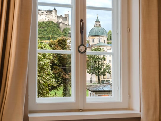 Die Festung zum Greifen nah! 180 m² Wohnung im Herzen der Salzburger Altstadt