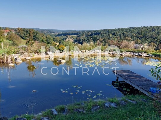 Wunderschöner großer Vierkanthof mit Schwimmteich - Mit herrlicher Aussicht sonniger Höhenlage