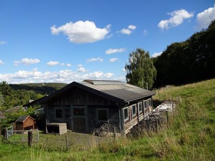 Weidegrundstück mit Pferdestall, Futterlager und Geräteraum