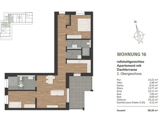 Wohnen am Urwald - 17 moderne Eigentumswohnungen in Neuenburg - Wohnung 16