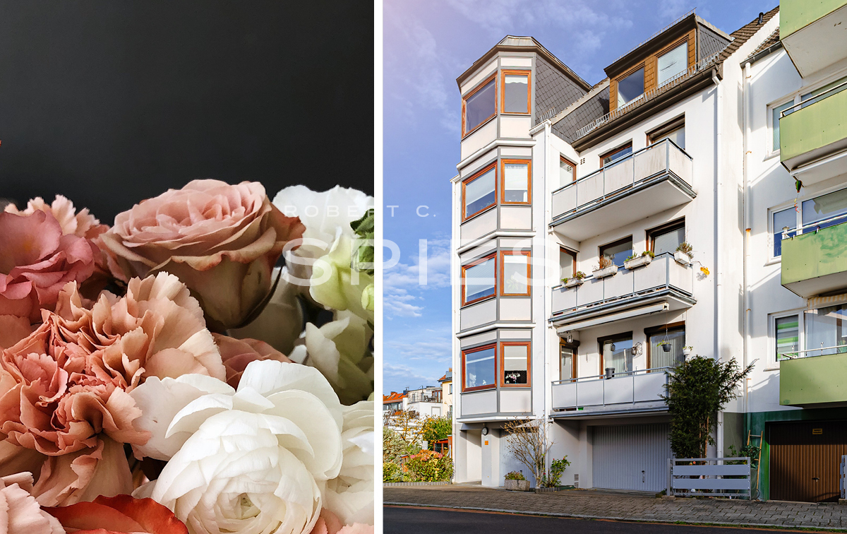 Gemütliche 2,5-Zimmer-Wohnung mit Kamin und ausgebauten Dachboden