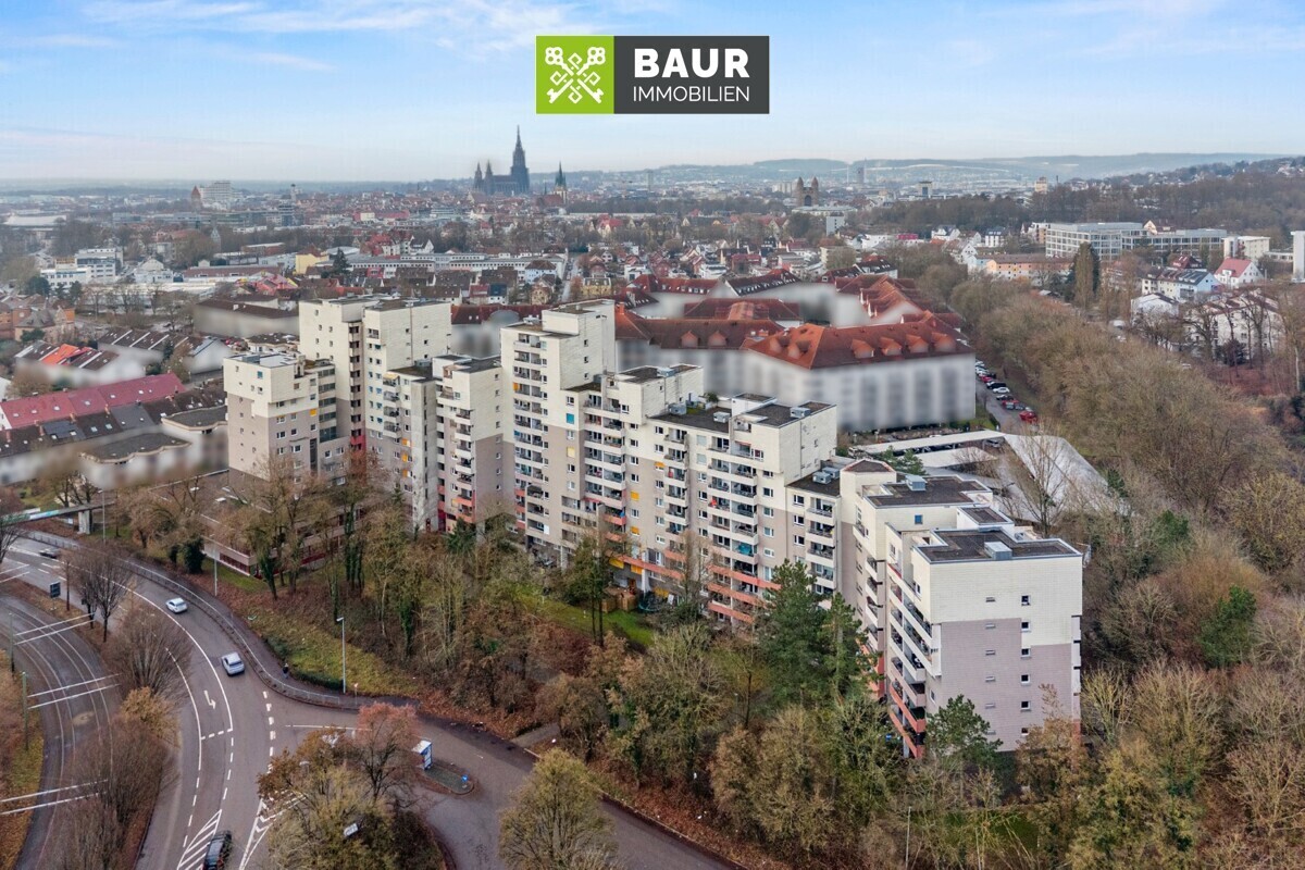360° | Vermietete 1-Zimmer Wohnung mit Münsterblick in Ulm-Ost! – 89073 Ulm, 89073 Ulm – Vorschaubild 2