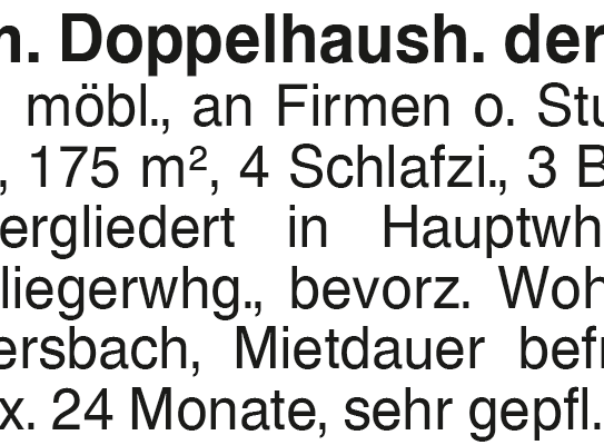 Doppelhaushäfte