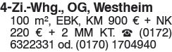 4-Zi.-Whg., OG, Westheim
