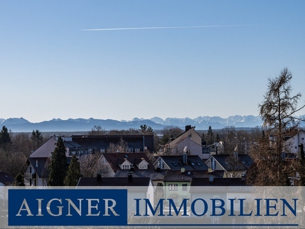 AIGNER - Die Berge im Rücken und München vor der Tür! Renovierungsbedürftige 4-Zimmer-DG-Wohnung