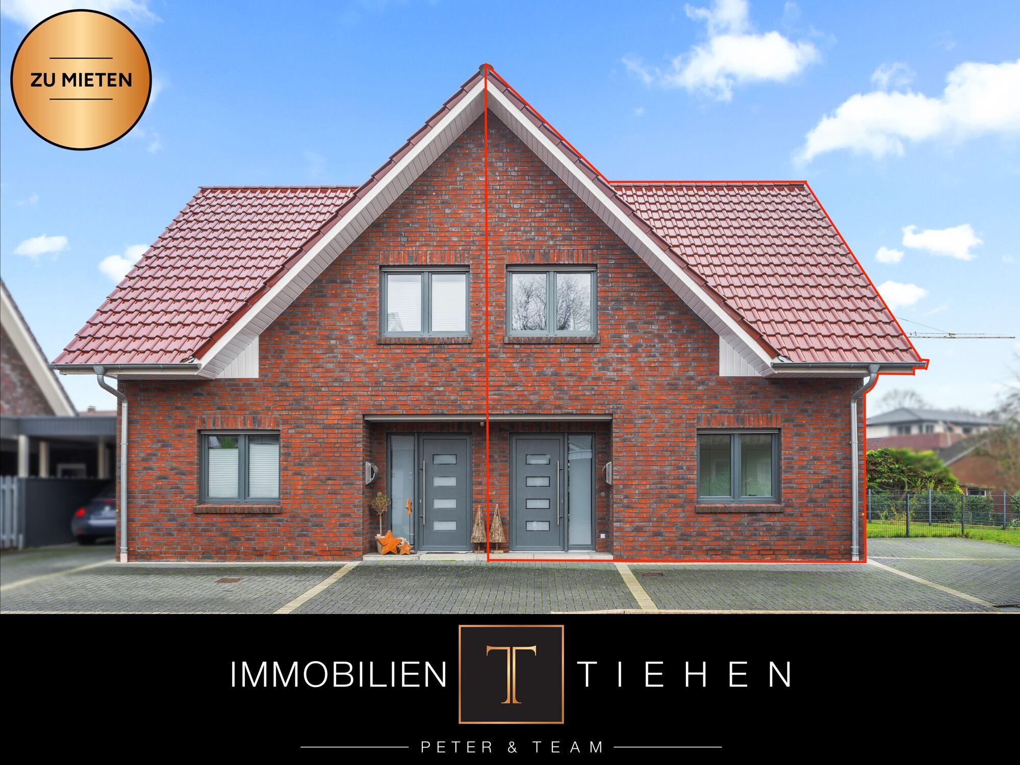 Platz, Licht, Leben: Stilvolle 143 m² - DHH mit Garten und Carport in Lingen Schepsdorf zu mieten!