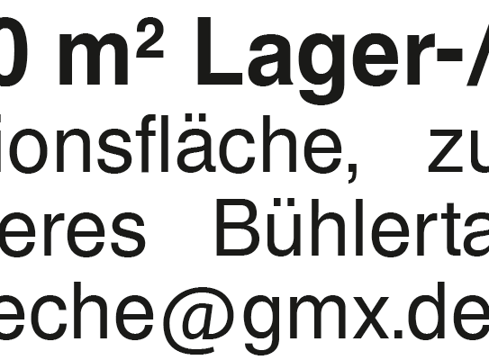 Ca. 1.000 m2 Lager-/Produktionsfläche