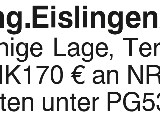 2 Zi.-Wg Eislingen Süd