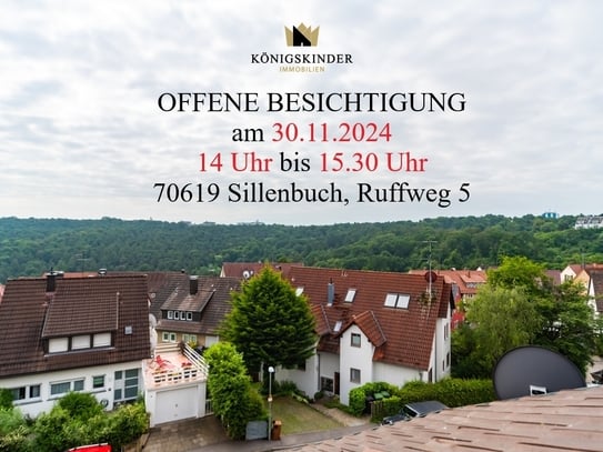 Familienfreundliches Reiheneckhaus in Alt-Sillenbuch mit Garten und Garage