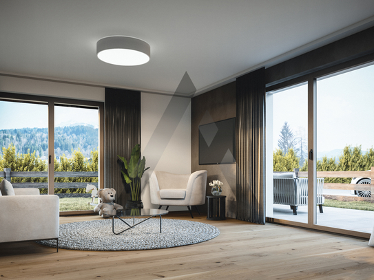 Neubau: 3 Zimmer-Wohnungen in sonniger Lage mit Bergblick