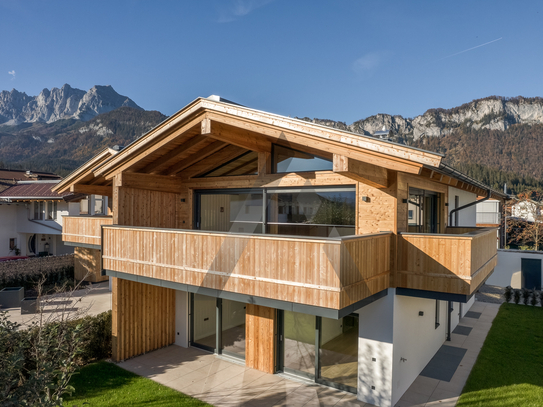 Neubau Chalet in sonniger Ruhelage mit Kaiser & Horn Blick