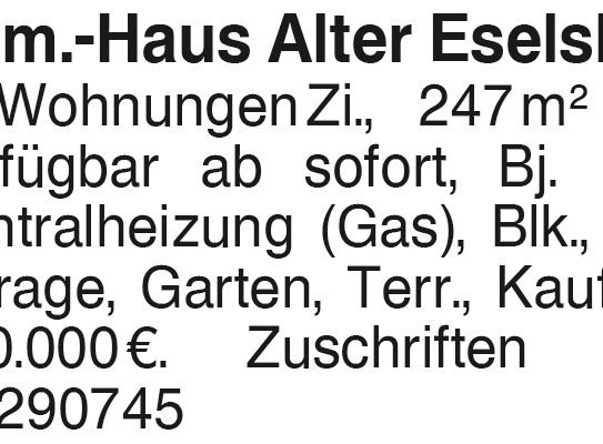 4 Fam.Haus Alter Eselsberg