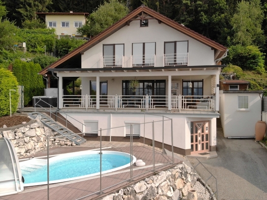 Gepflegtes Einfamilienhaus in sonniger Ruhe-/ & Aussichtslage von Völkermarkt